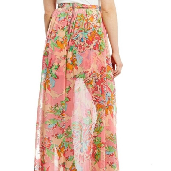 LOW PRICE!! Gianni bini floral maxi skirt - Picture 3 of 6